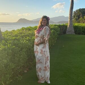 Baltic born Kia kimono sunset floral